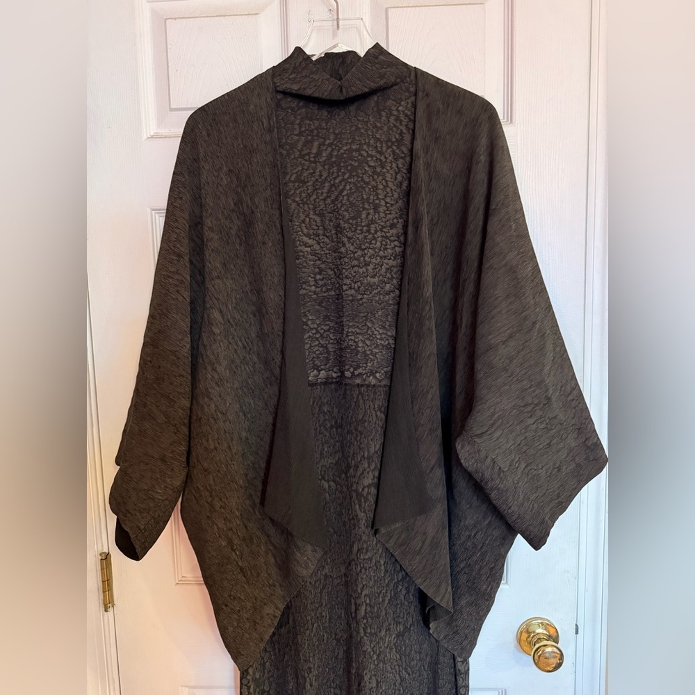 Kiss of the Wolf Womens Vintage Hand Painted Dress Set, one size, Dk Green & Blk - Picture 4 of 9